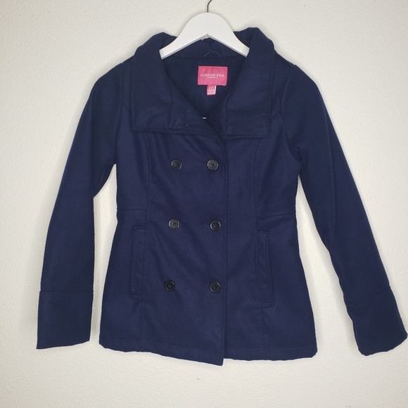 London Fog Other - London Fog Navy Blue Pea Coat